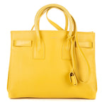 Shoulder Bag Sac de Jour Yellow Calfskin Leather
