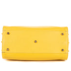 Shoulder Bag Sac de Jour Yellow Calfskin Leather