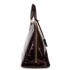 Handbag Alma GM Burgundy Amarante Monogram Vernis