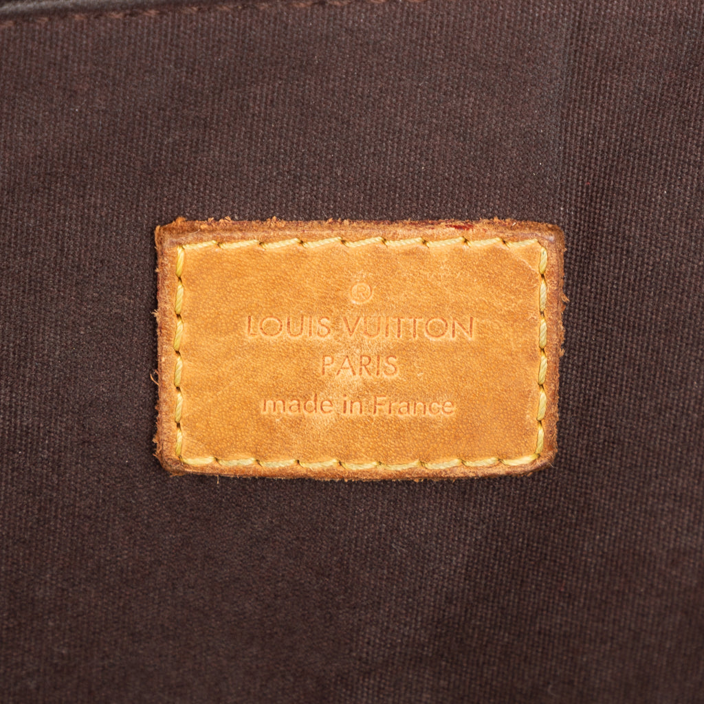 Handbag Alma GM Burgundy Amarante Monogram Vernis
