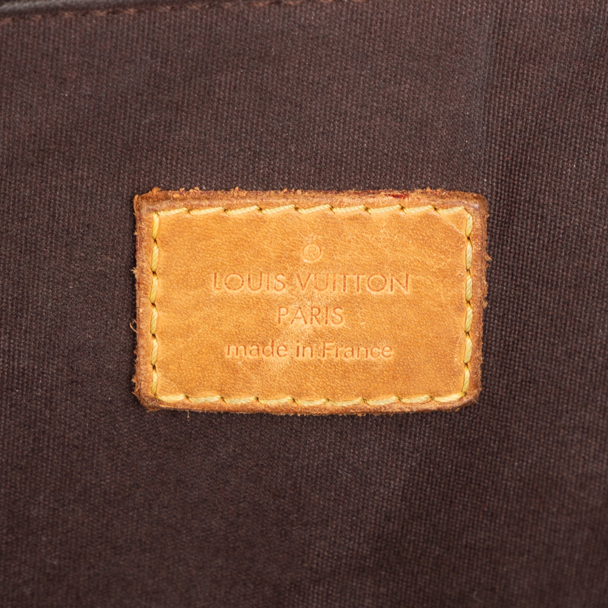Handbag Alma GM Burgundy Amarante Monogram Vernis