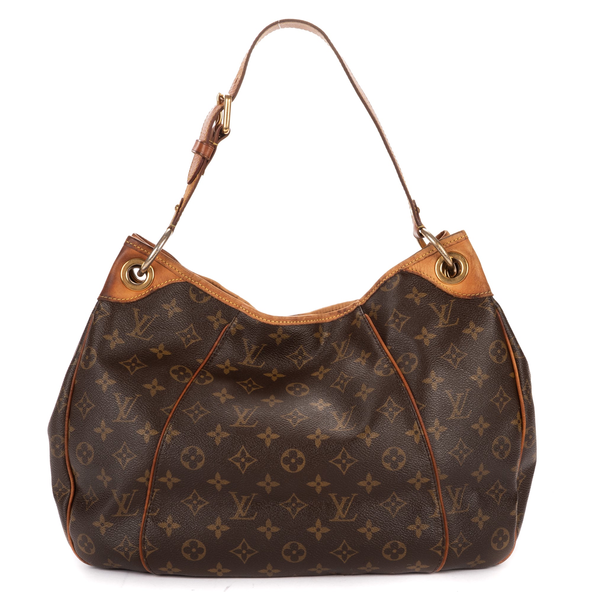 Shoulder Bag Galliera PM Brown Monogram Canvas