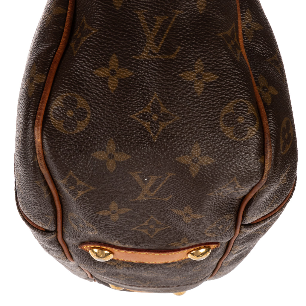 Shoulder Bag Galliera PM Brown Monogram Canvas