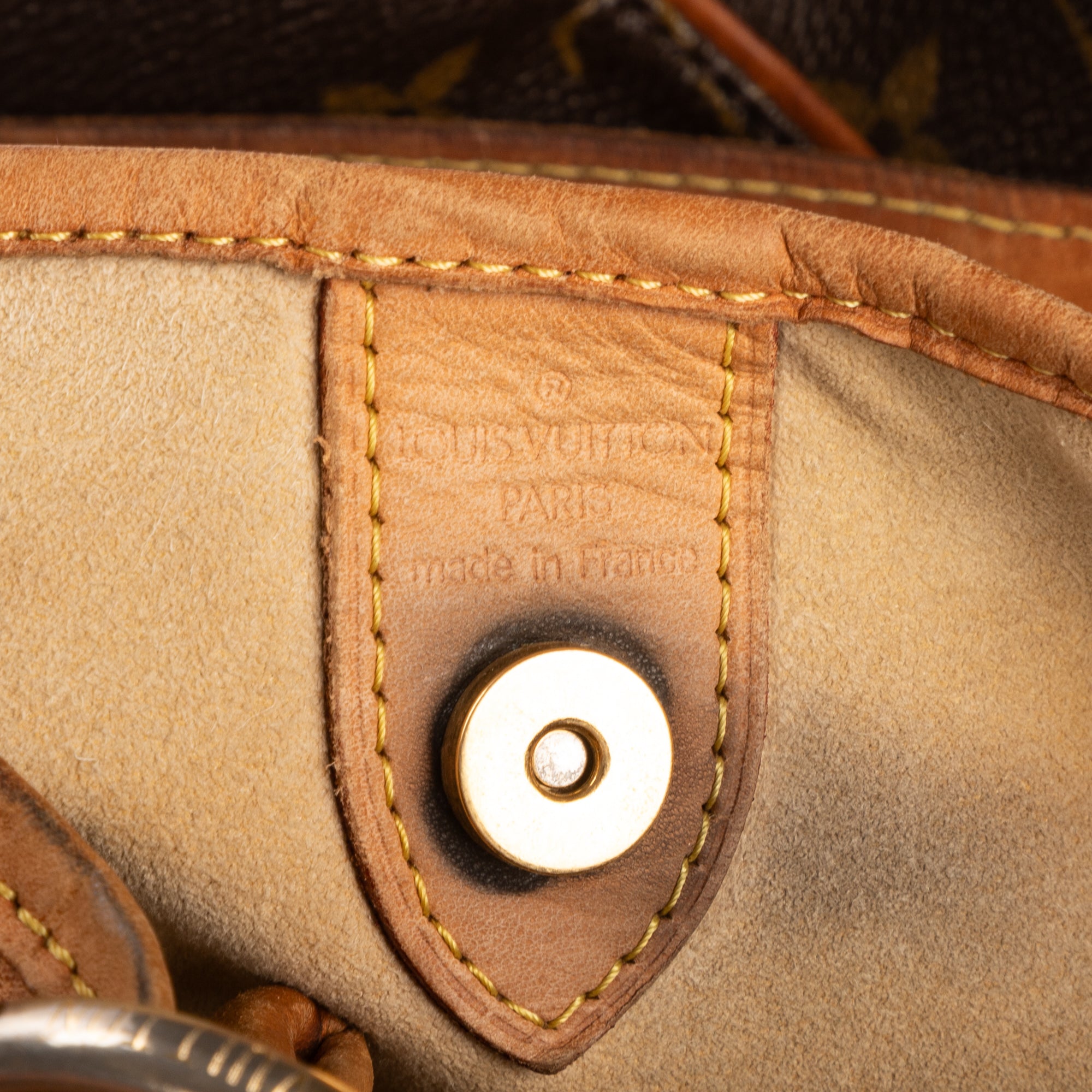 Shoulder Bag Galliera PM Brown Monogram Canvas