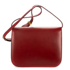 Shoulder Bag Medium Classic Box Medium Red Smooth Calfskin Leather