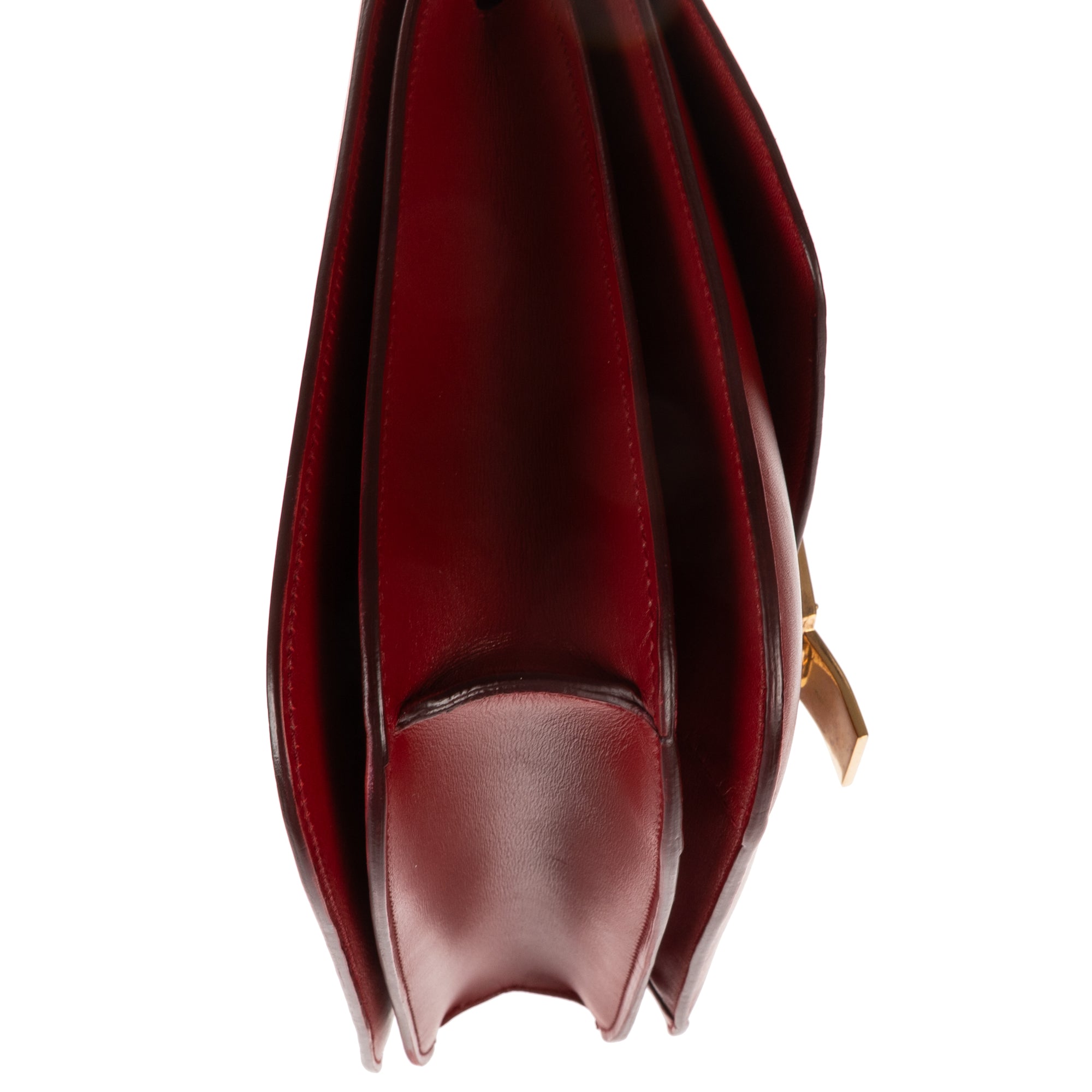 Shoulder Bag Medium Classic Box Medium Red Smooth Calfskin Leather
