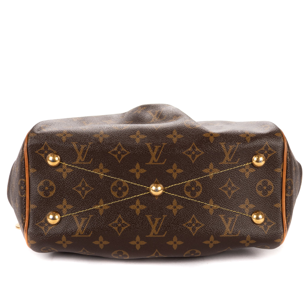 Handbag Tivoli PM Brown Monogram Canvas