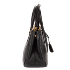 Shoulder Bag Small Galleria Double Zip Tote Small Black Saffiano Lux Leather