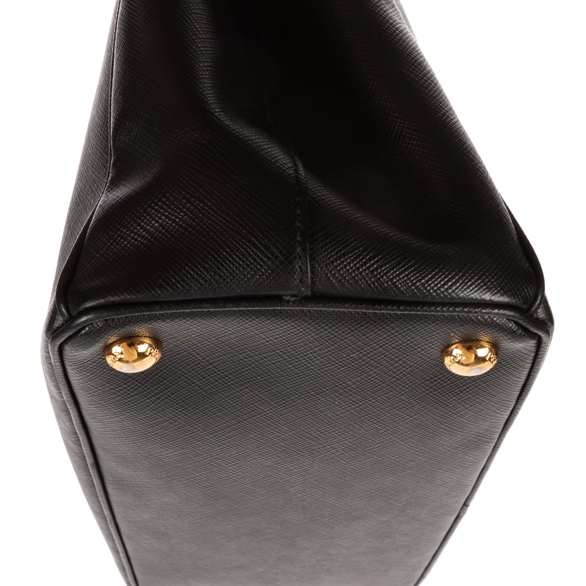 Shoulder Bag Small Galleria Double Zip Tote Small Black Saffiano Lux Leather