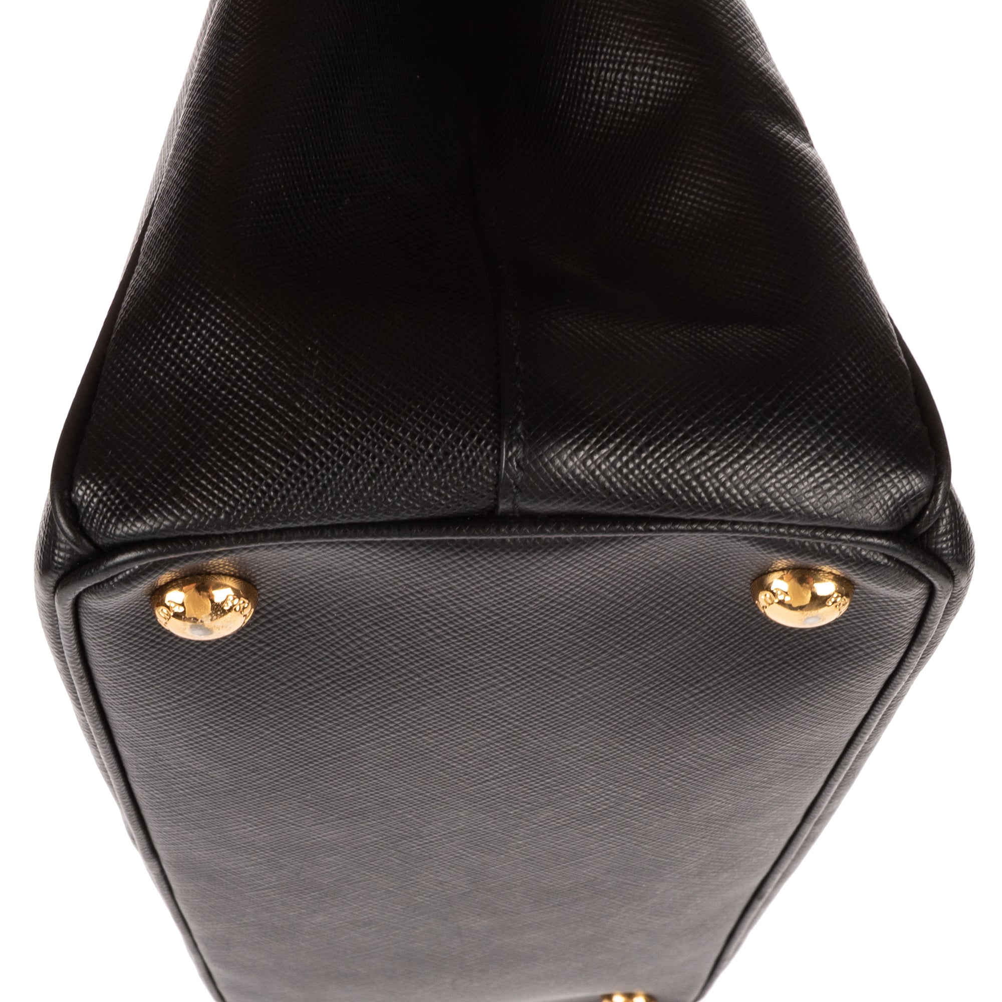 Shoulder Bag Small Galleria Double Zip Tote Small Black Saffiano Lux Leather