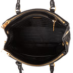 Shoulder Bag Small Galleria Double Zip Tote Small Black Saffiano Lux Leather