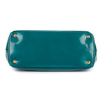 Shoulder Bag Medium Galleria Double Zip Tote Medium Turquoise Saffiano Vernice Leather