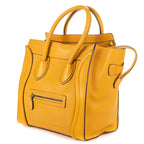 Shoulder Bag Medium Phantom Luggage Medium Yellow Grained Calfskin Leather