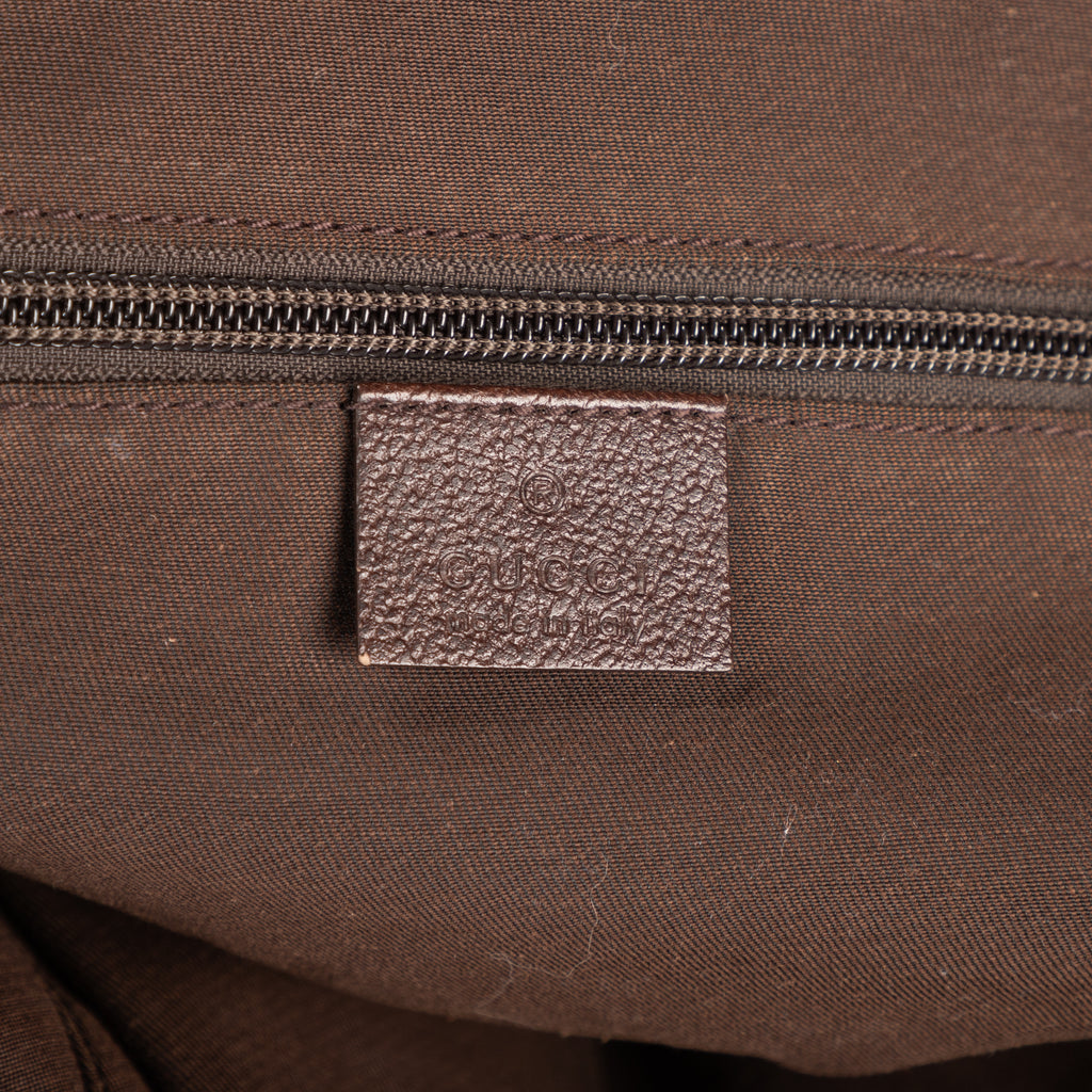 Handbag Tote Bag Beige Monogrammed Canvas
