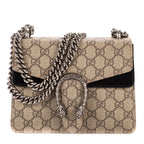 Shoulder Bag Mini Dionysus Chain Crossbody Mini Beige Supreme Coated Canvas