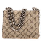 Shoulder Bag Mini Dionysus Chain Crossbody Mini Beige Supreme Coated Canvas
