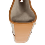 Handbag Jackie Hobo Bag Grey Suede Leather