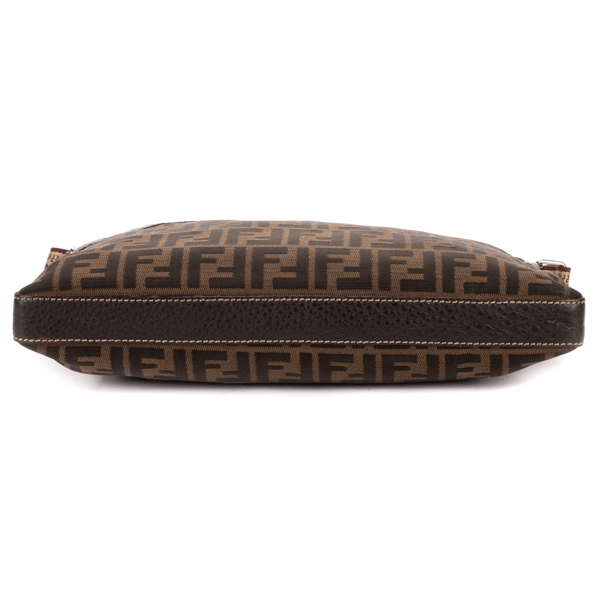 Shoulder Bag Selleria Crossbody Dark Brown Zucca Canvas