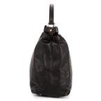Shoulder Bag Large Peekaboo Large Black Selleria Leather