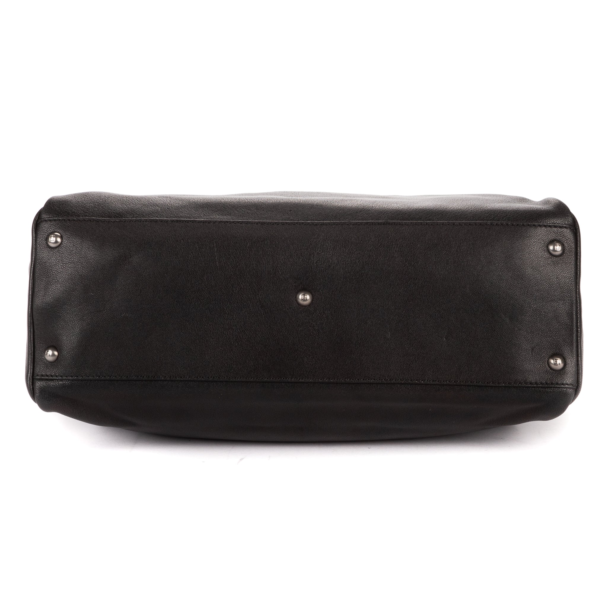 Shoulder Bag Large Peekaboo Large Black Selleria Leather