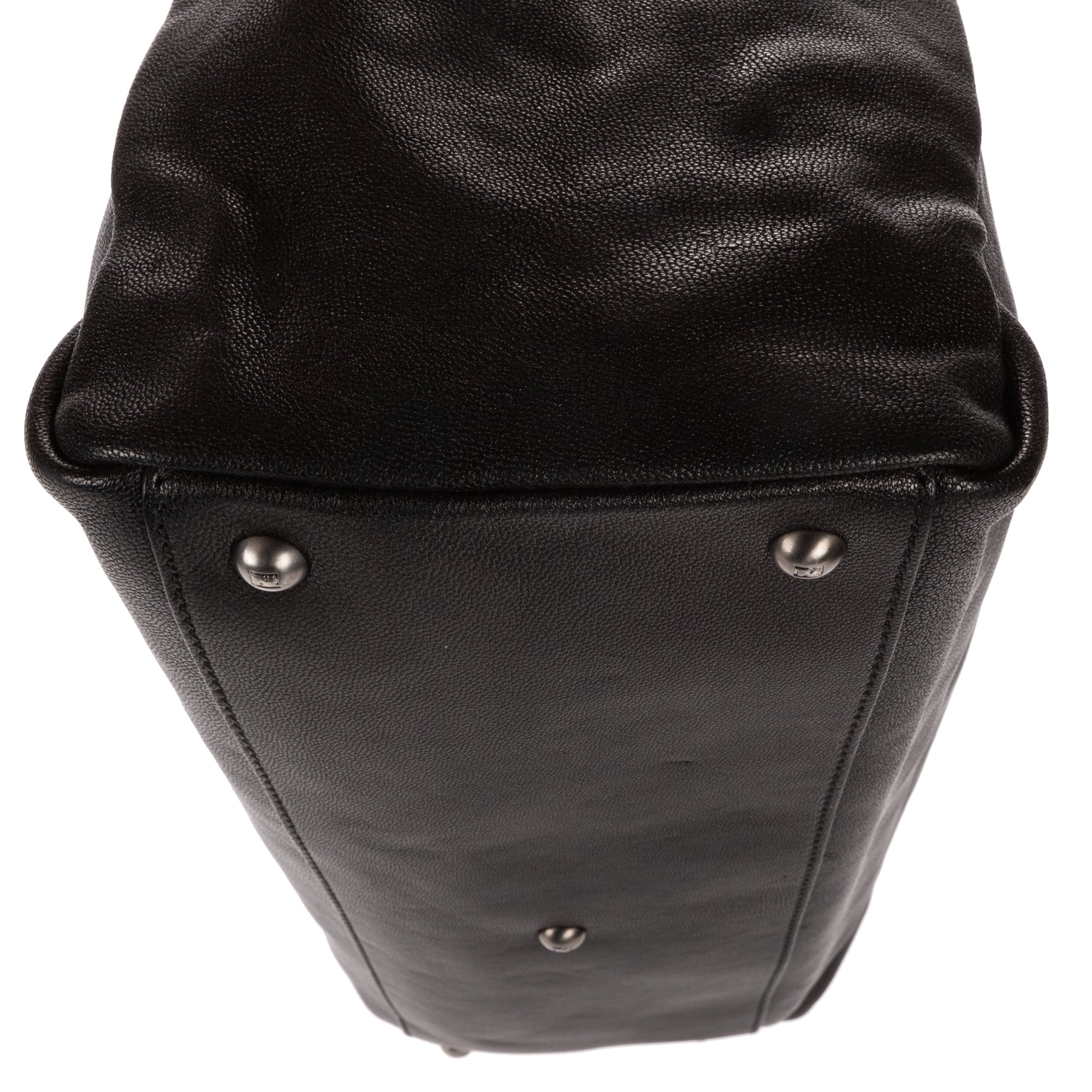Shoulder Bag Large Peekaboo Large Black Selleria Leather
