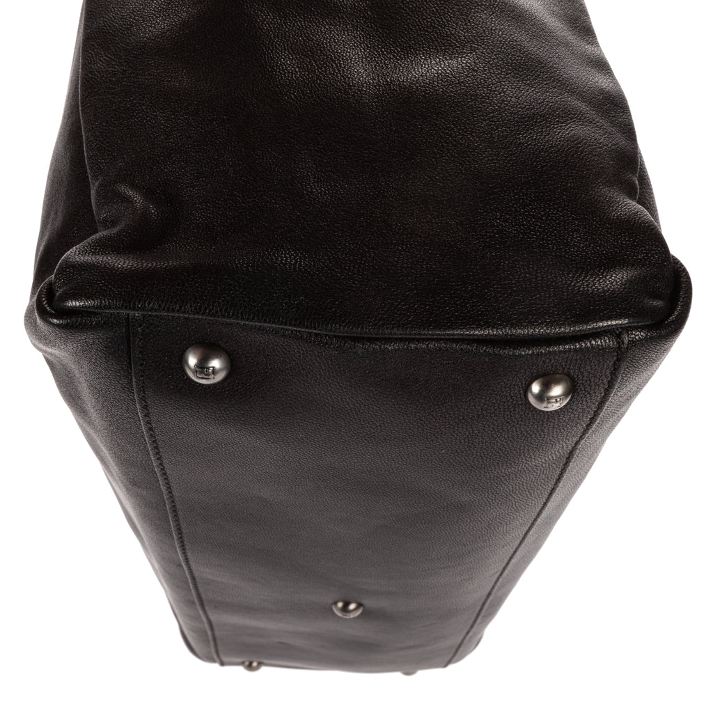 Shoulder Bag Large Peekaboo Large Black Selleria Leather