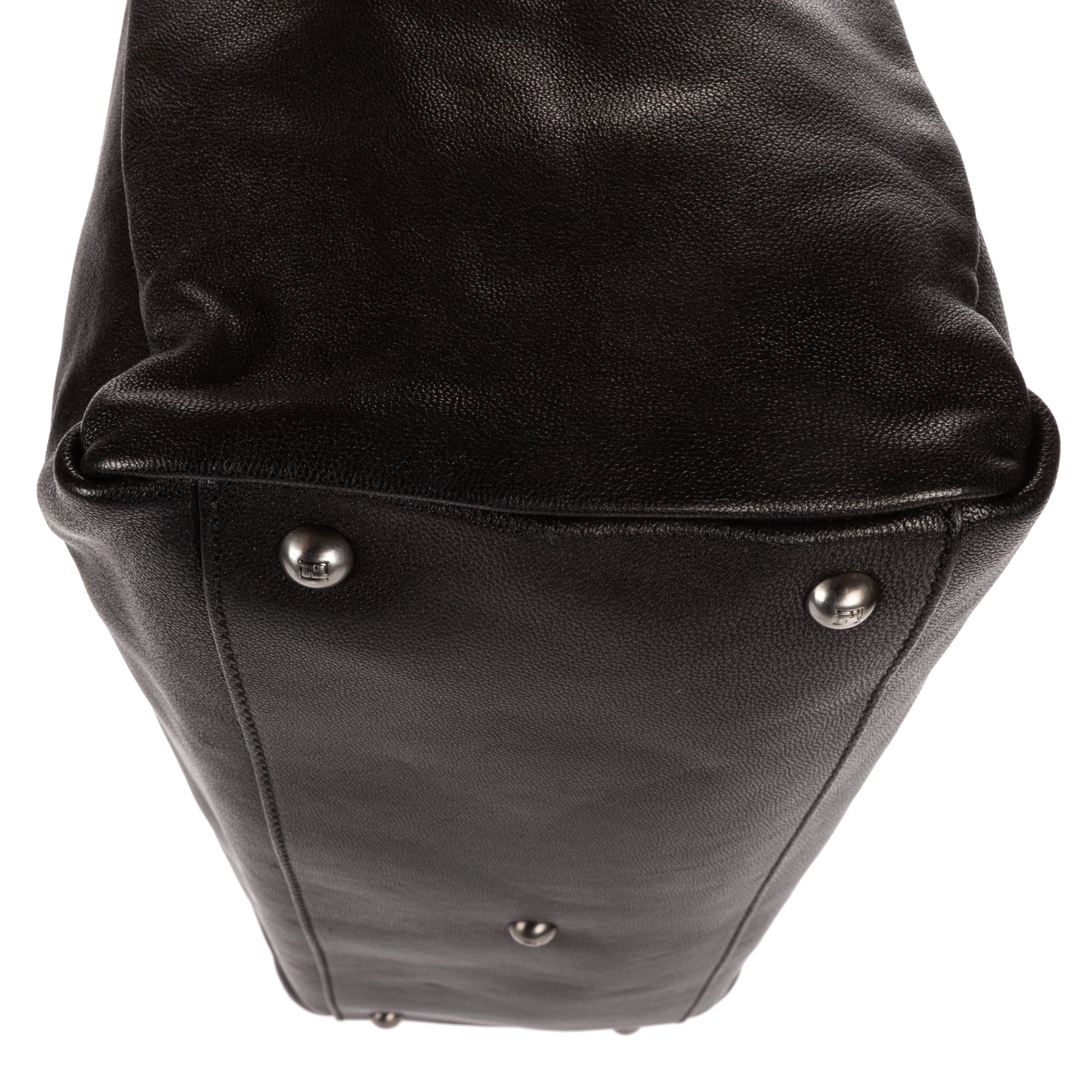 Shoulder Bag Large Peekaboo Large Black Selleria Leather