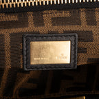 Shoulder Bag Large Peekaboo Large Black Selleria Leather
