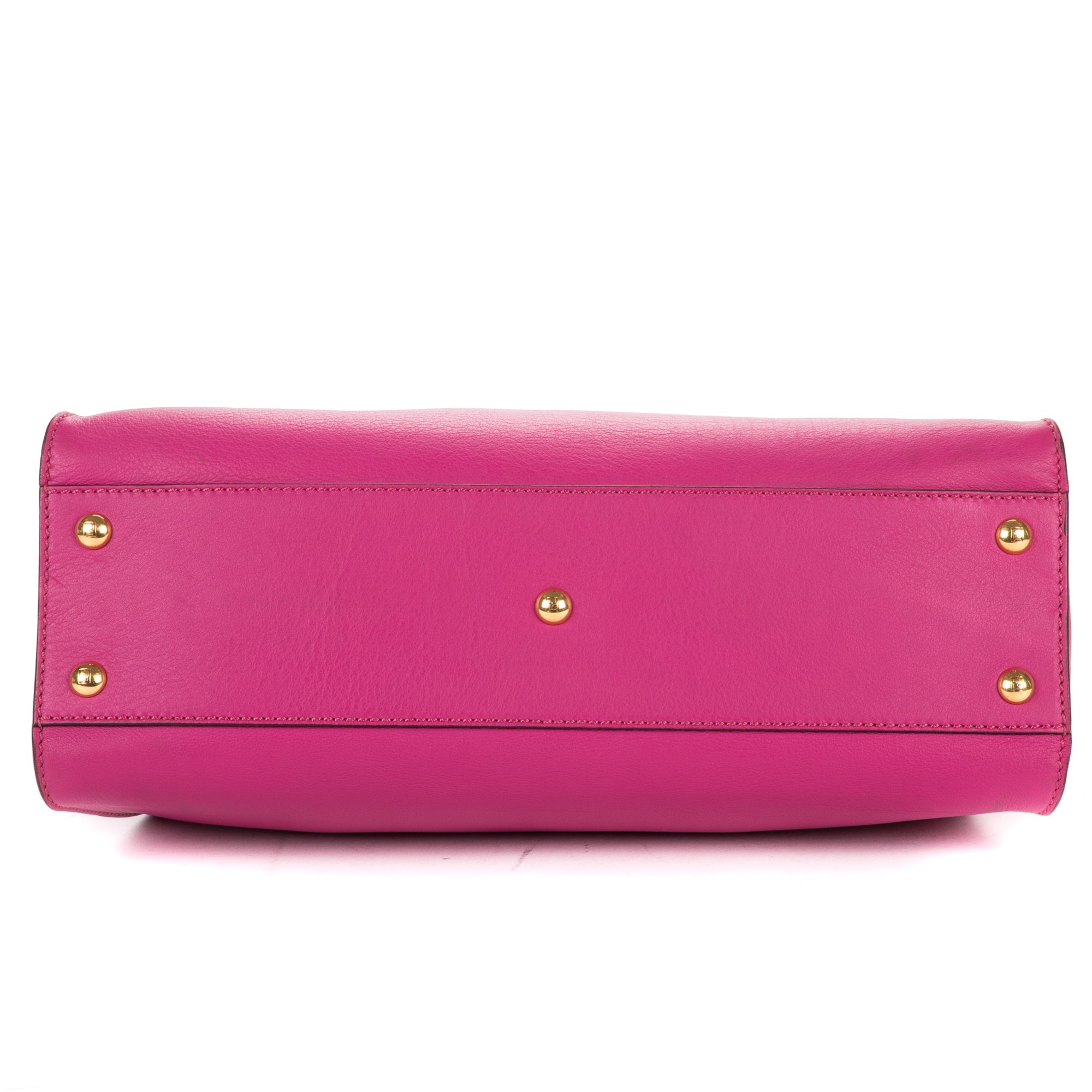 Shoulder Bag Medium Peekaboo Medium Fuchsia Selleria Leather