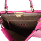Shoulder Bag Medium Peekaboo Medium Fuchsia Selleria Leather