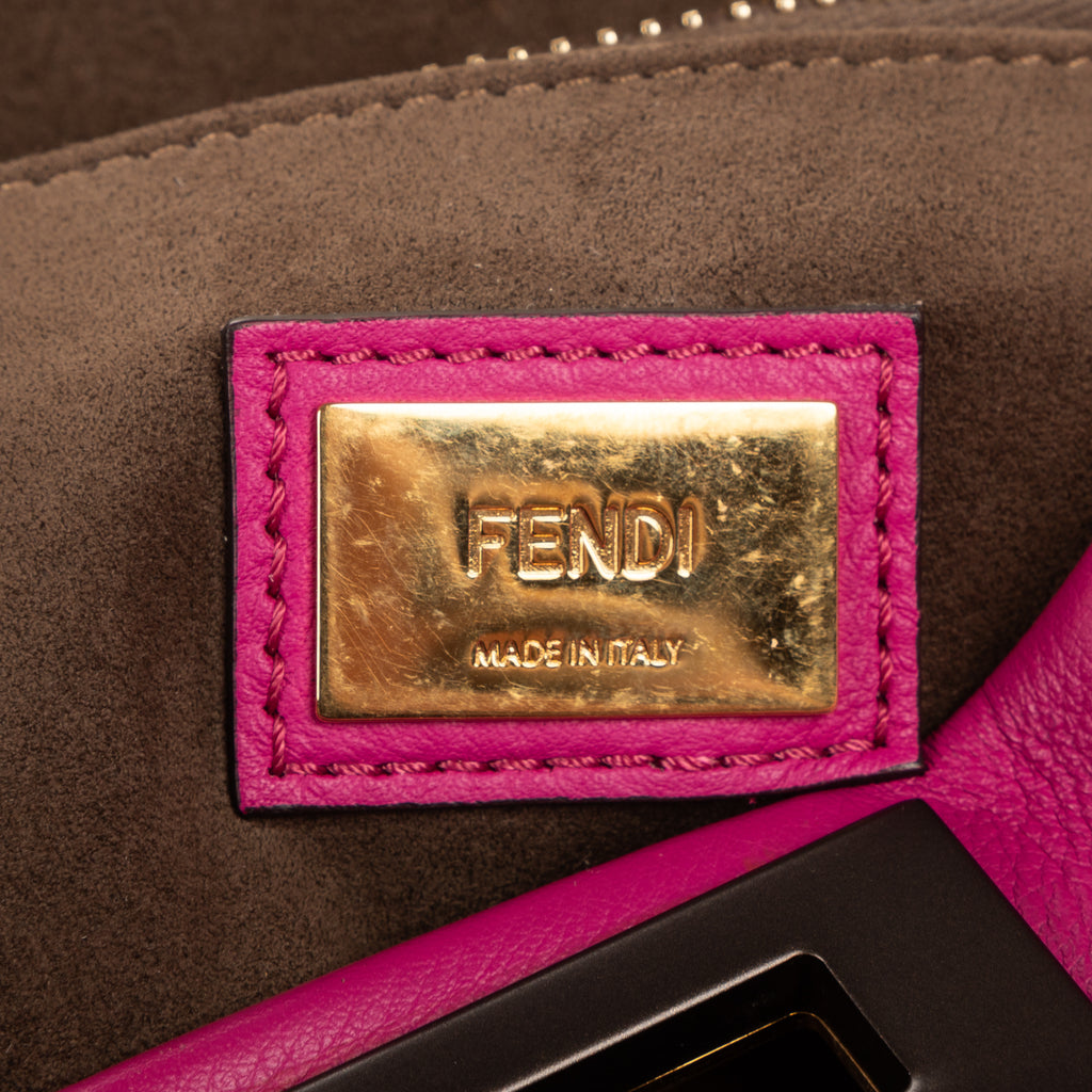 Shoulder Bag Medium Peekaboo Medium Fuchsia Selleria Leather