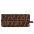 Shoulder Bag Demi Jour Crossbody Fushia Calfskin with Zucca Canvas