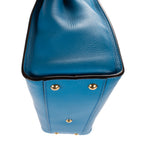 Shoulder Bag Medium Peekaboo Medium Blue Selleria Leather