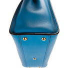 Shoulder Bag Medium Peekaboo Medium Blue Selleria Leather