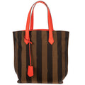 Shoulder Bag Pequin Colorblock Tote Red Pequin Striped Canvas