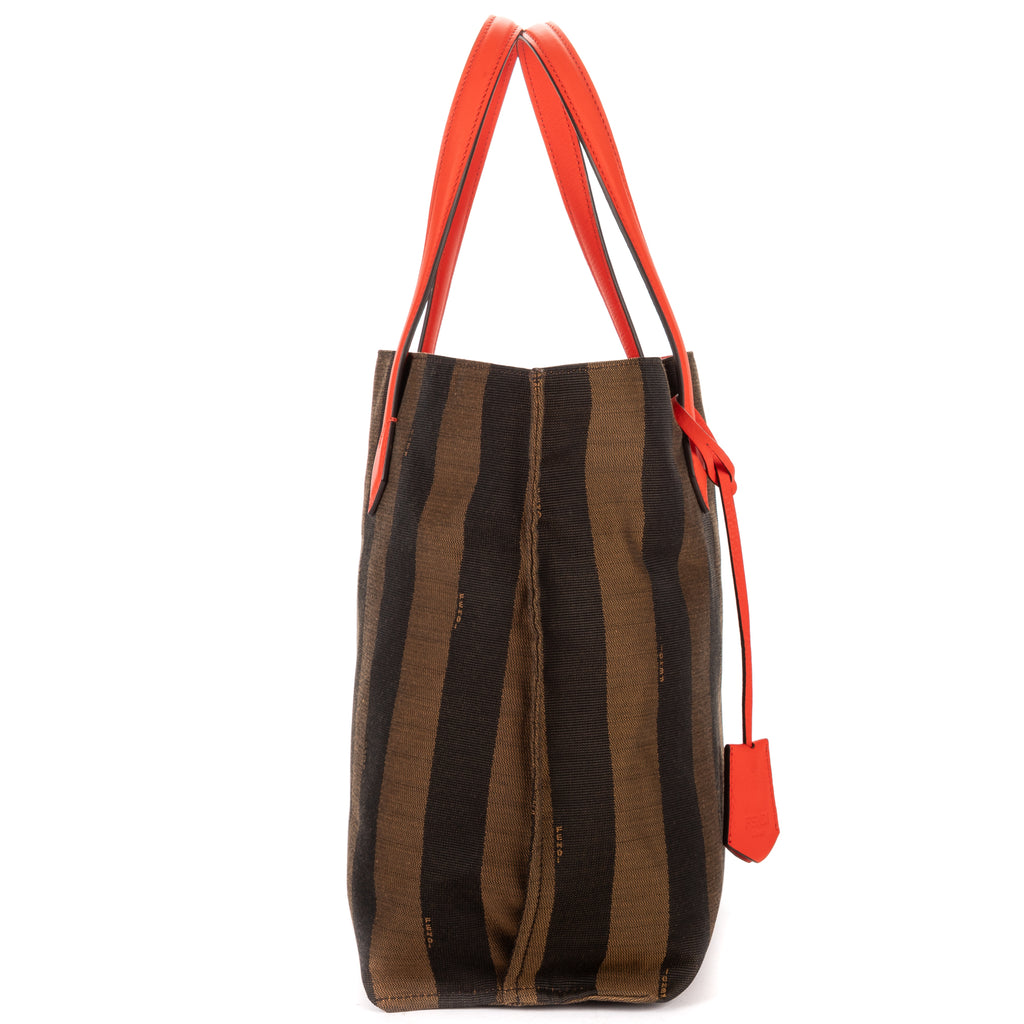 Shoulder Bag Pequin Colorblock Tote Red Pequin Striped Canvas