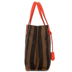 Shoulder Bag Pequin Colorblock Tote Red Pequin Striped Canvas