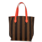 Shoulder Bag Pequin Colorblock Tote Red Pequin Striped Canvas