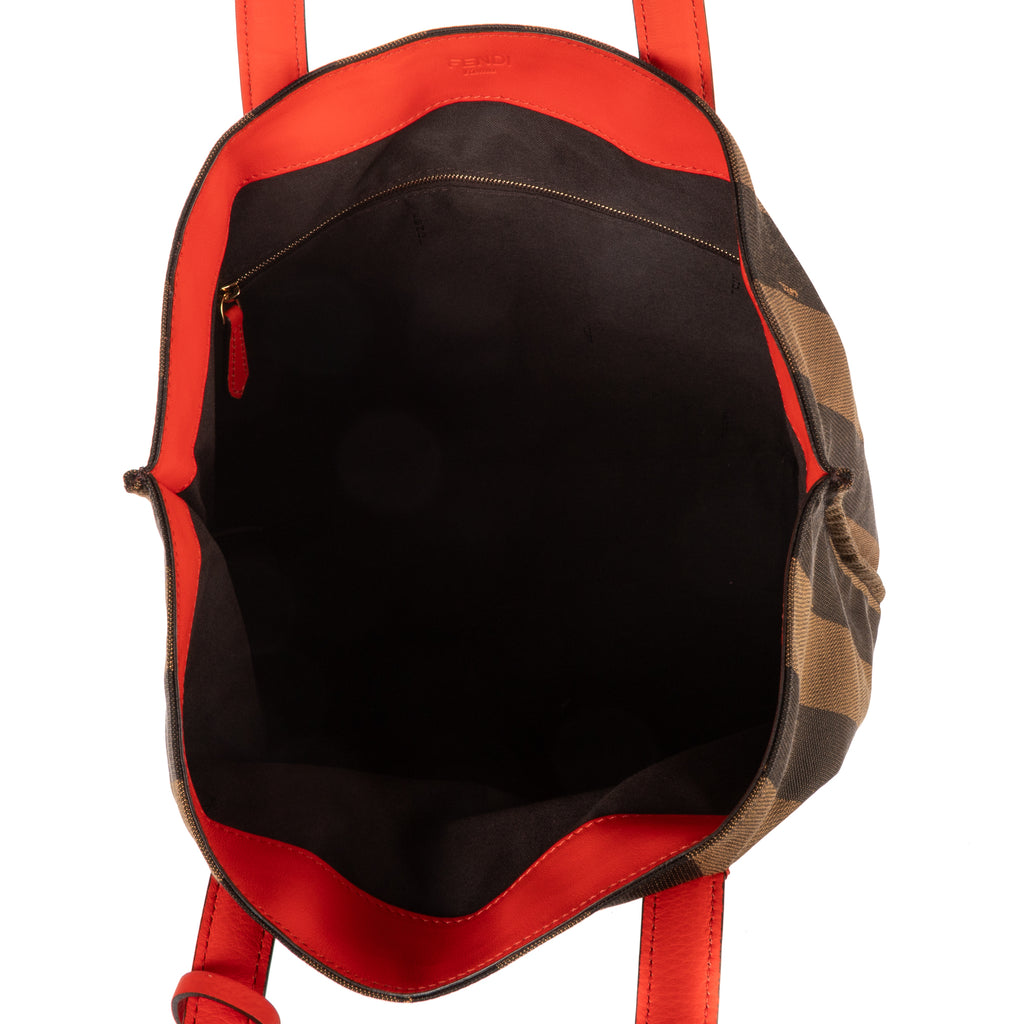 Shoulder Bag Pequin Colorblock Tote Red Pequin Striped Canvas