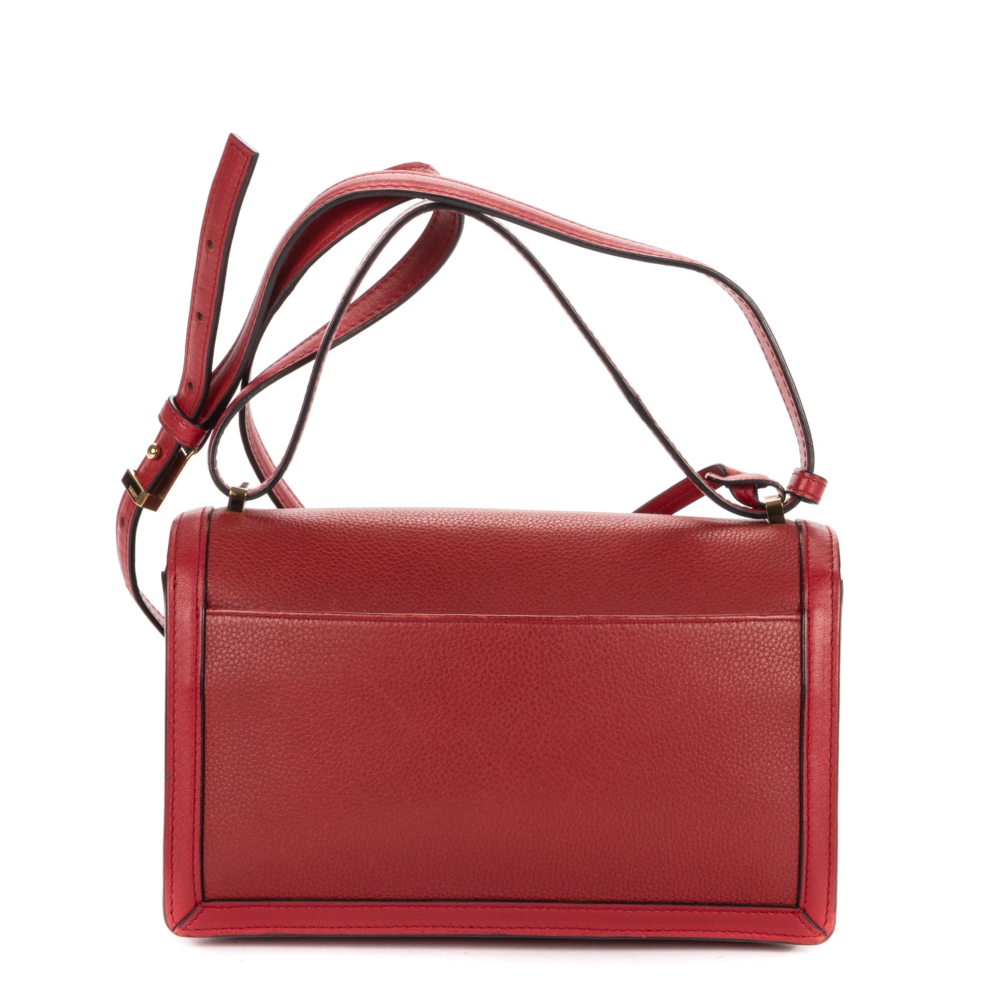 Shoulder Bag Medium Barcelona Medium Red Grained Calfskin Leather
