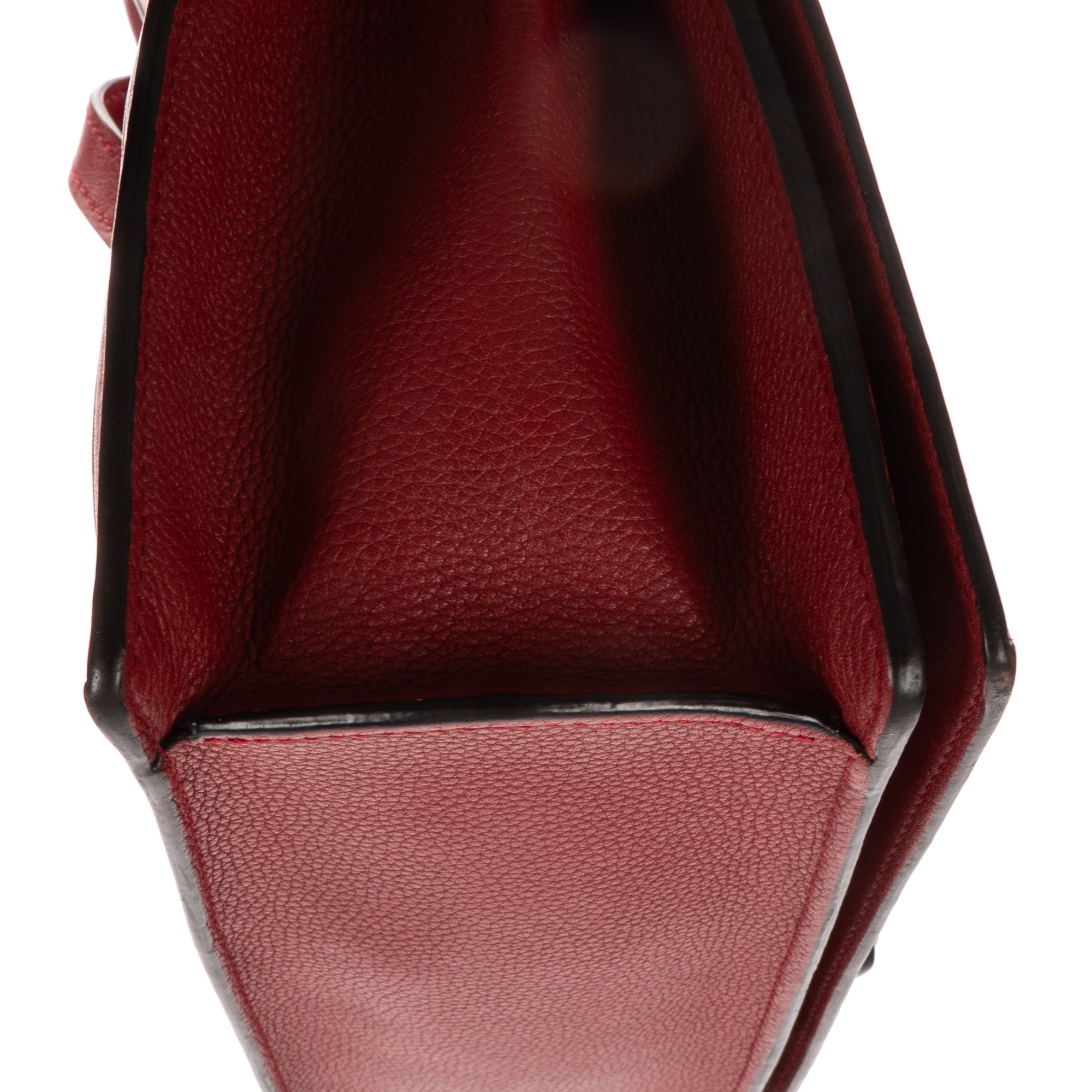 Shoulder Bag Medium Barcelona Medium Red Grained Calfskin Leather