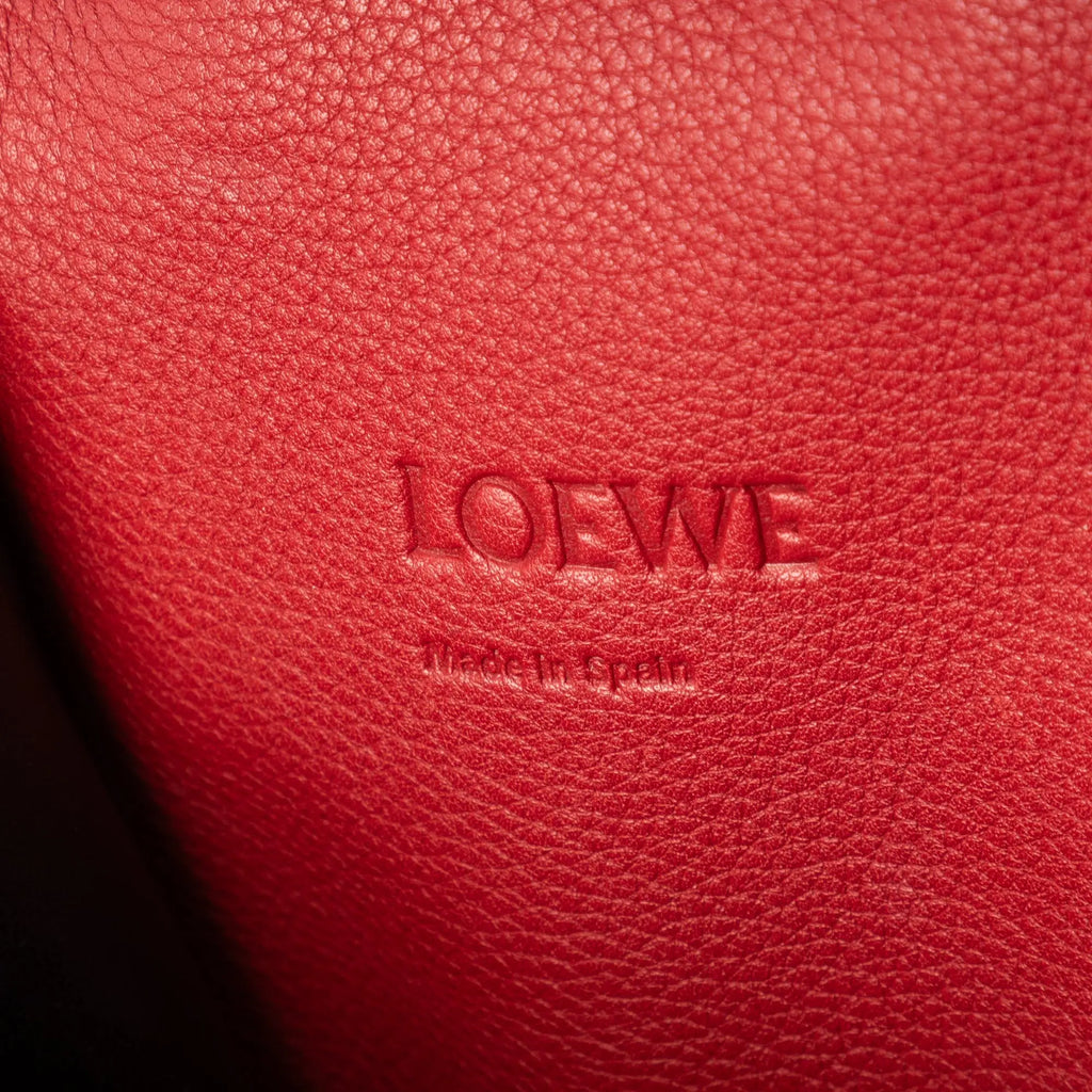 Shoulder Bag Medium Barcelona Medium Red Grained Calfskin Leather