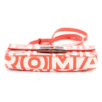 Shoulder Bag Fendi x Marc Jacobs Mamma Baguette Mini Orange Logo Print Nappa Leather