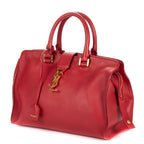 Shoulder Bag Small Cabas Chyc Red Smooth Calfskin Leather