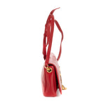 Shoulder Bag Kate Tassel Crossbody Red Smooth Calfskin Leather