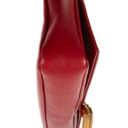 Shoulder Bag Kate Tassel Crossbody Red Smooth Calfskin Leather