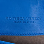 Shoulder Bag Olimpia Crossbody Blue Intrecciato Calfskin Leather