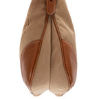 Shoulder Bag Vintage Logo Crossbody Brown Jacquard Canvas