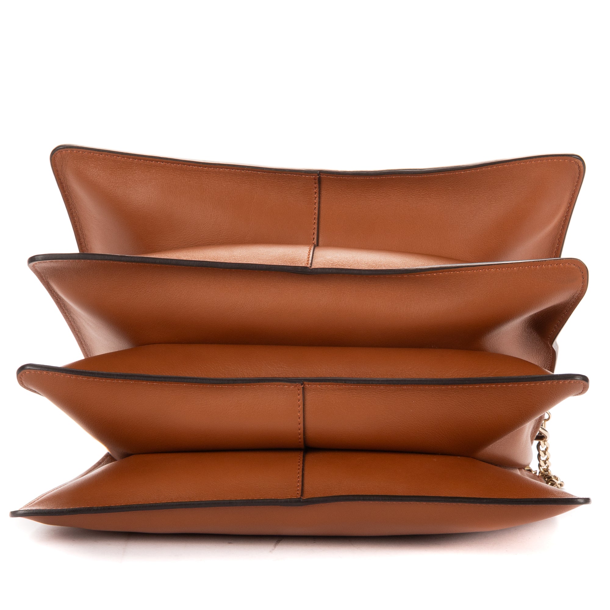 Shoulder Bag Medium Faye Bag Medium Brown Calfskin/Suede Leather