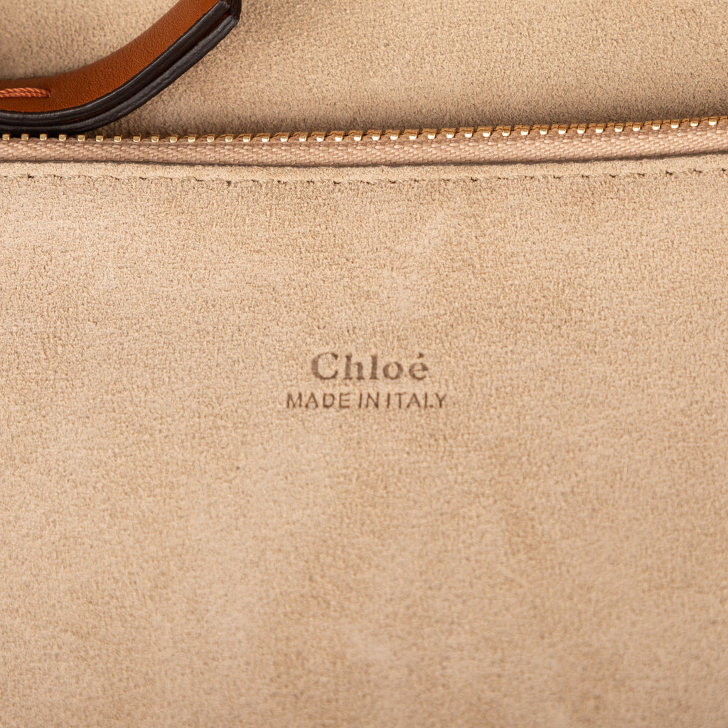 Shoulder Bag Medium Faye Bag Medium Brown Calfskin/Suede Leather